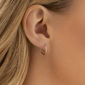 12mm Sleepers in 10kt Yellow Gold