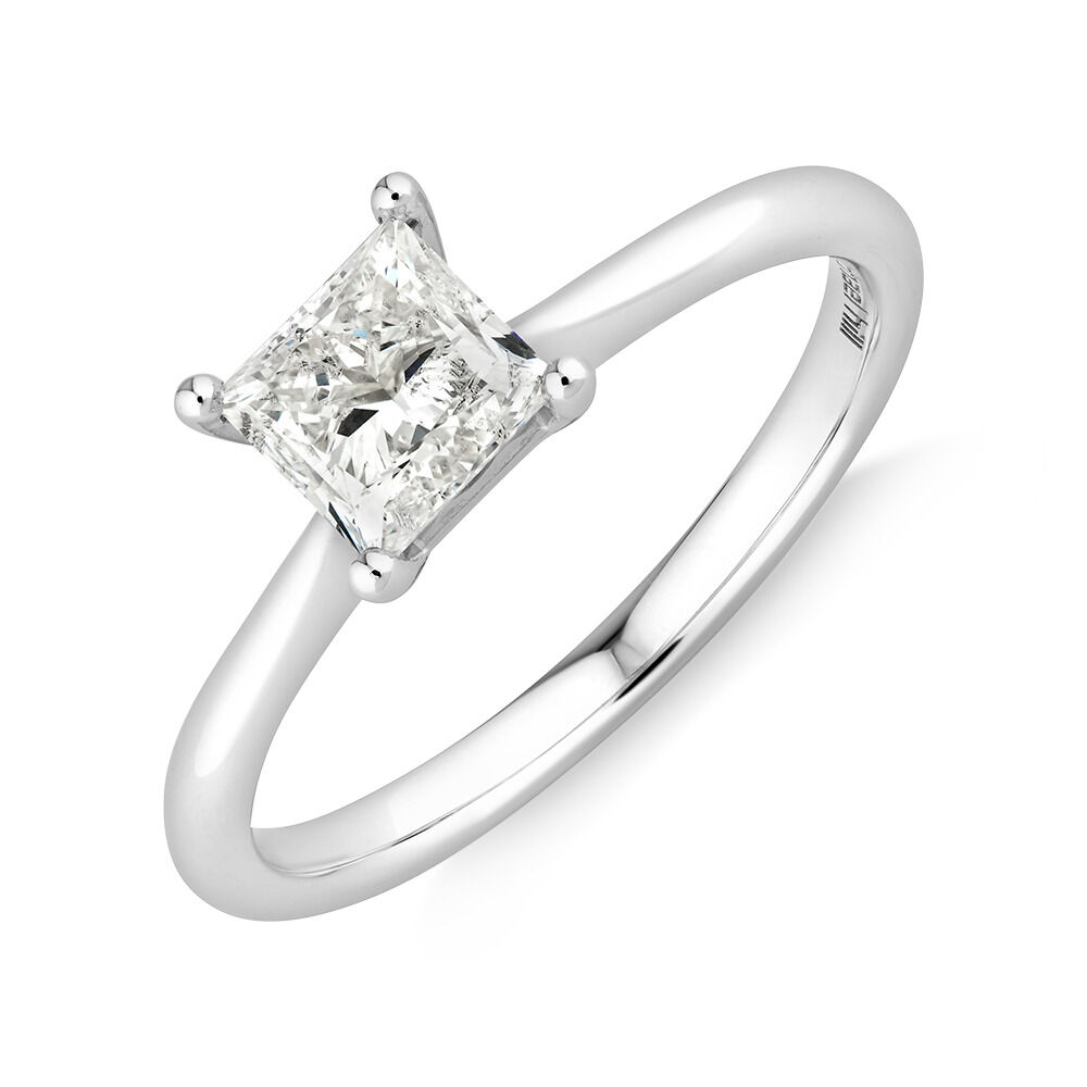 Evermore Certified Solitaire Ring With 1 Carat TW Diamond In 14kt