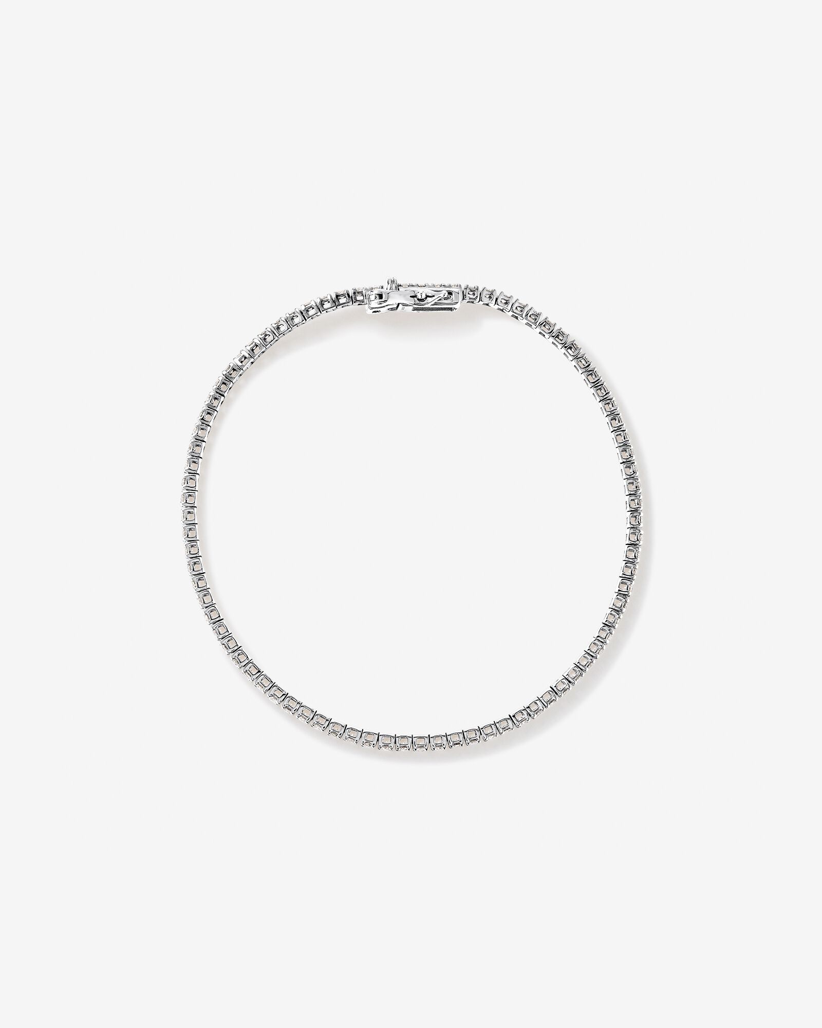 White gold tennis bracelet mens on sale
