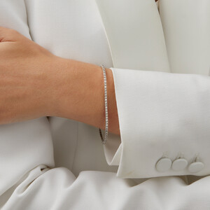 Tennis Bracelet with 2 Carat TW of Diamonds in 10kt White Gold