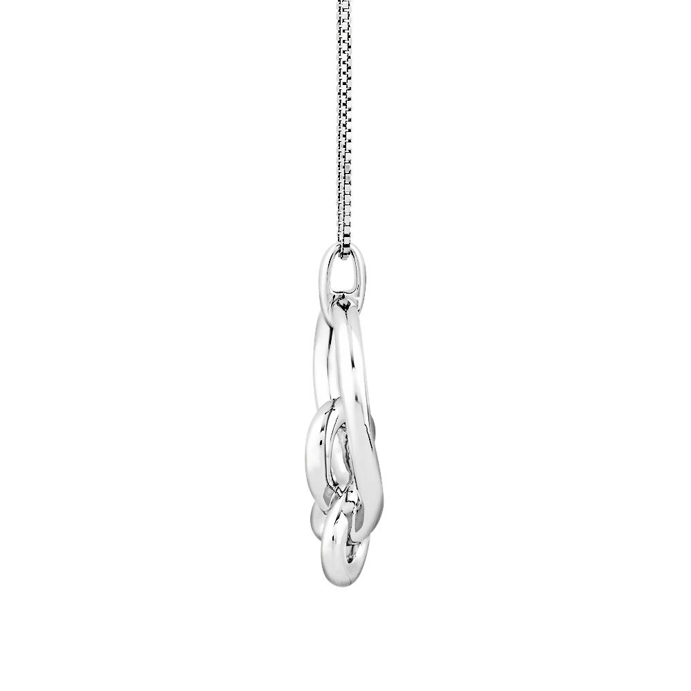 Medium Knots Pendant in Sterling Silver