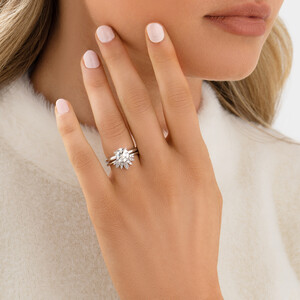 Certified Solitaire Engagement Ring with 2.00 Carat TW Diamond in 14kt White Gold