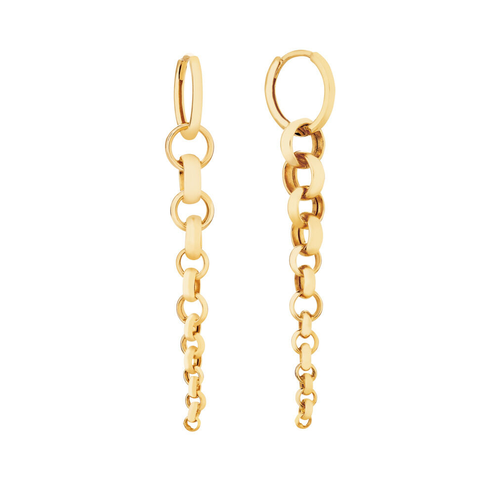 Drop Earrings in 10kt Yellow Gold