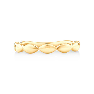 Marquise Stacker Ring in 10kt Yellow Gold