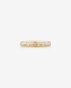 Wedding Band with 1/5 Carat TW of Diamonds in 14kt Yellow Gold