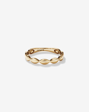 Marquise Stacker Ring in 10kt Yellow Gold
