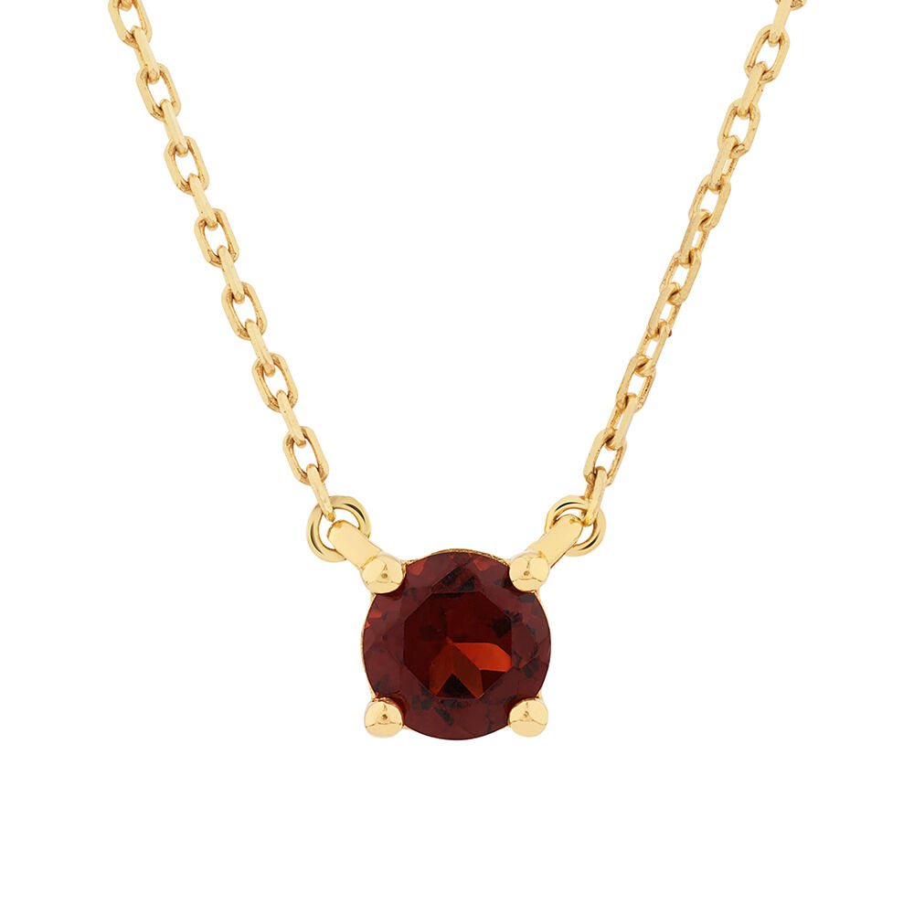 Le Vian Garnet Necklace 5/8 ct tw Diamonds 14K Strawberry Gold | Kay