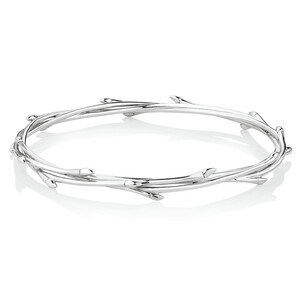 Willow Bangle in Sterling Silver