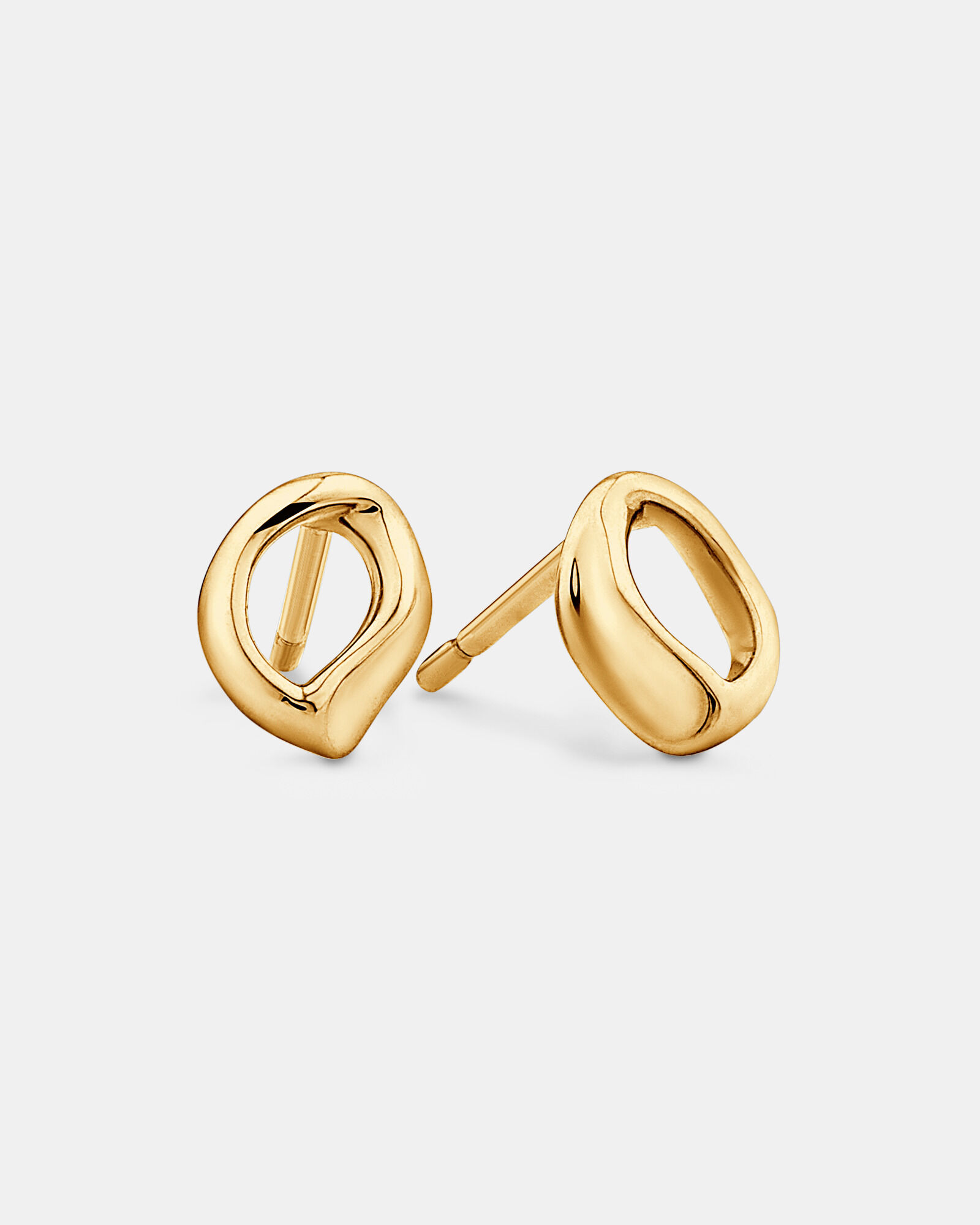 Mini Spirits Bay Stud Earrings In 10kt Yellow Gold