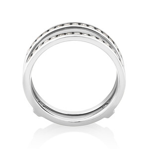 Evermore Enhancer Ring with 0.40 Carat TW Diamonds in 14kt White Gold
