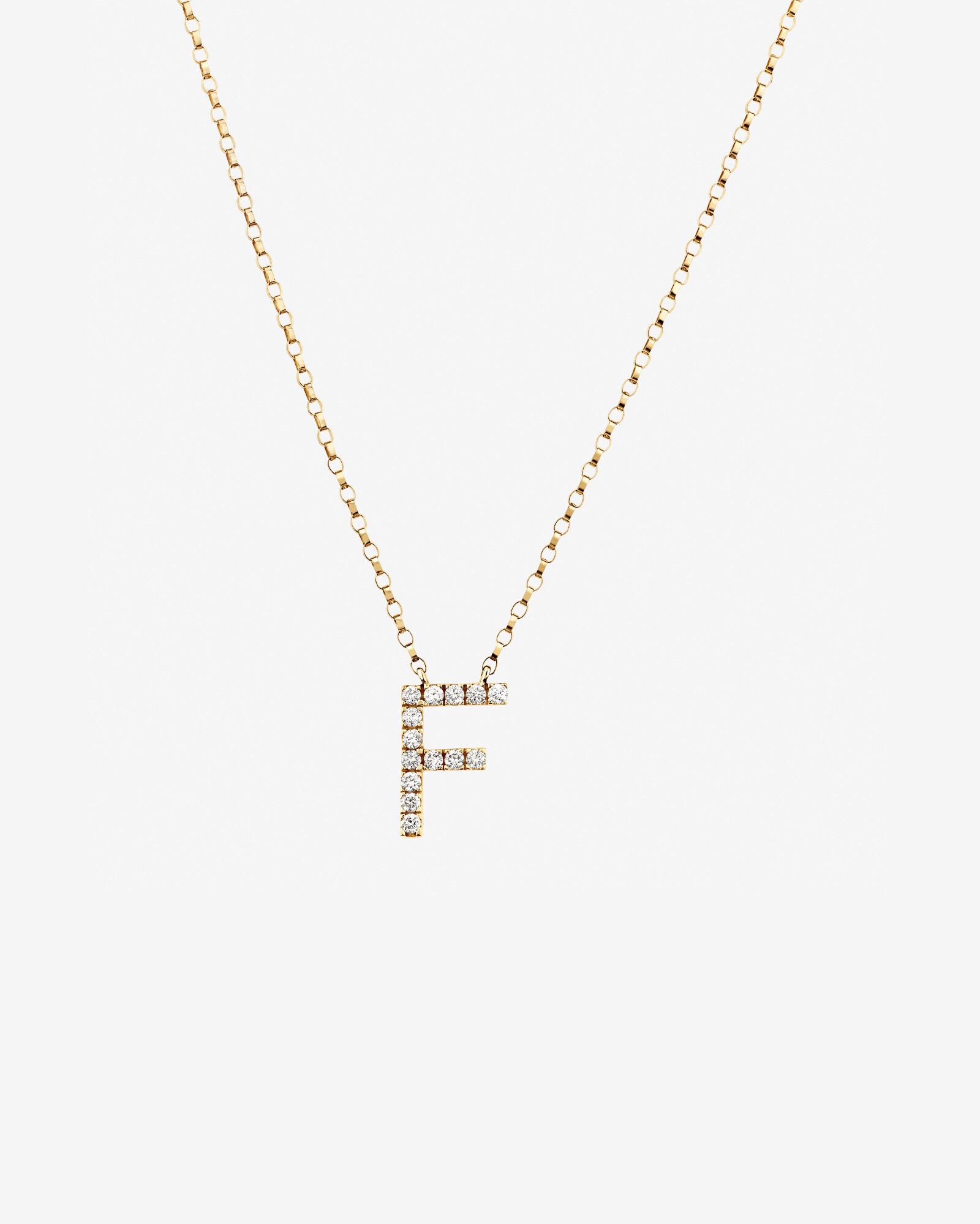 Black diamond initial necklace discount