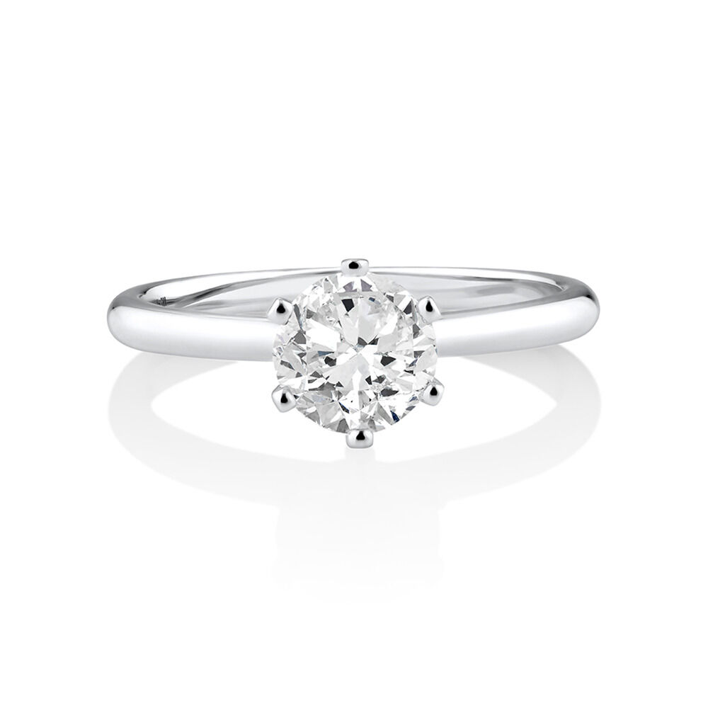 Michael Hill Solitaire Engagement Ring with a 1 Carat TW Diamond with ...