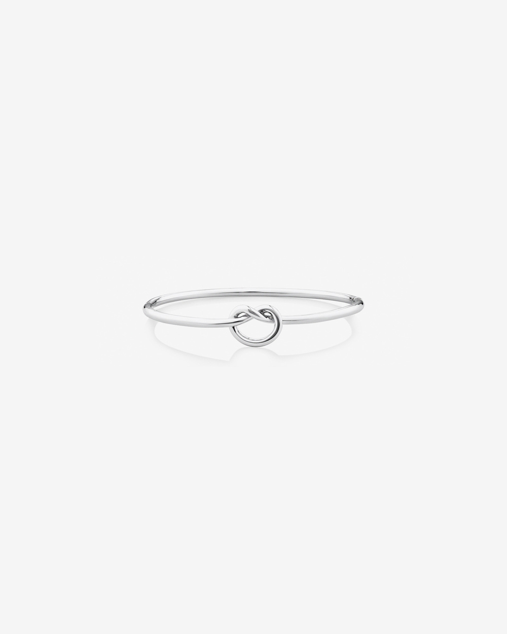 Knot Bangle in Sterling Silver