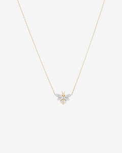 Bee pendant with 0.16 Carat TW Diamonds in 10kt Yellow Gold