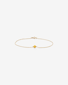 Bracelet with Citrine in 10kt Yellow Gold