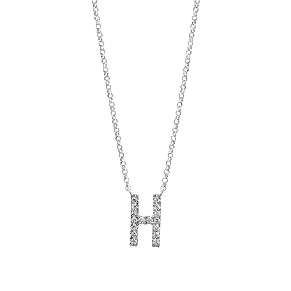H initial cheap pendant