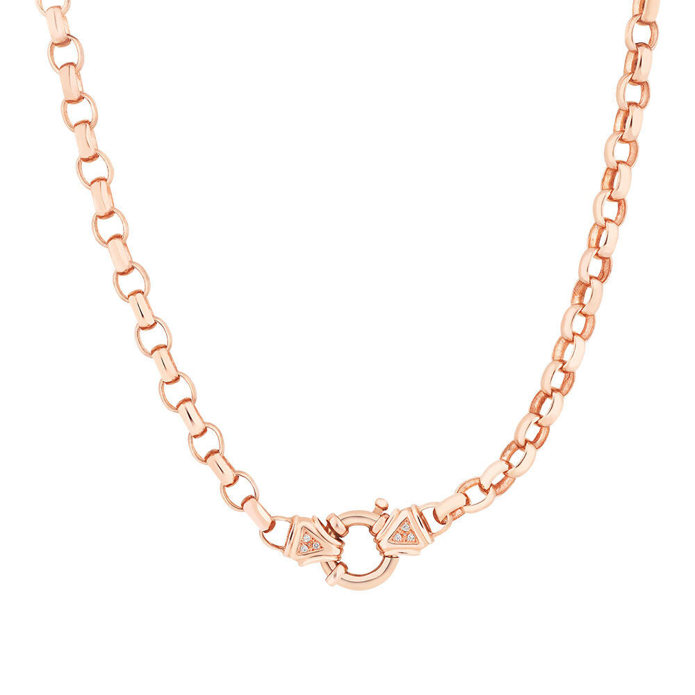 Small Gold T-Bar Belcher Necklace | Everything But Water