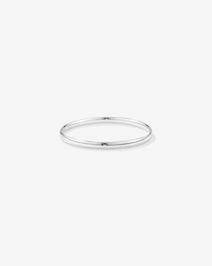 5.7mm Solid Round Bangle in Sterling Silver