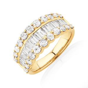 Ring with 2 Carat TW of Diamonds in 14kt Yellow Gold
