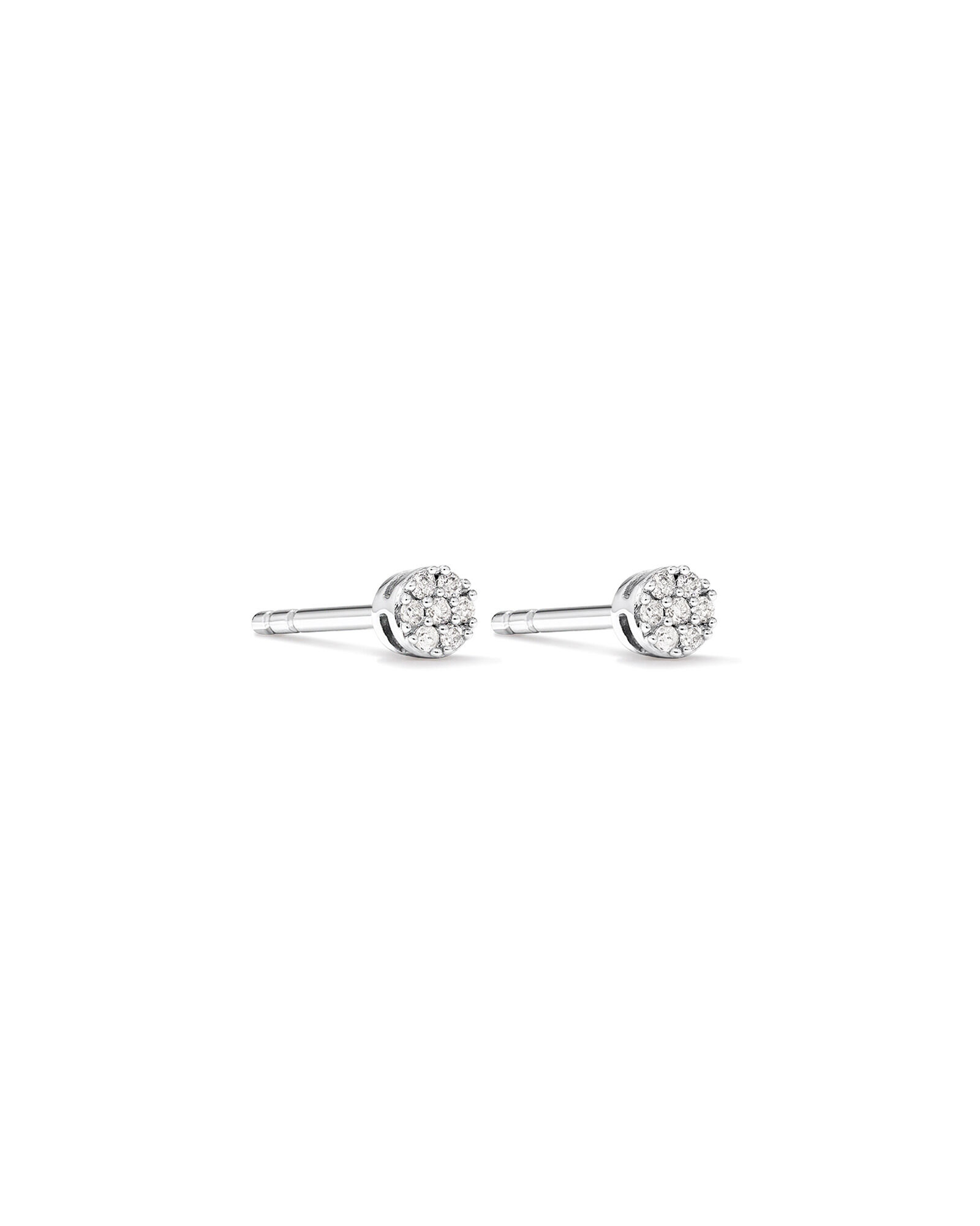 14k white gold diamond cheap stud earrings