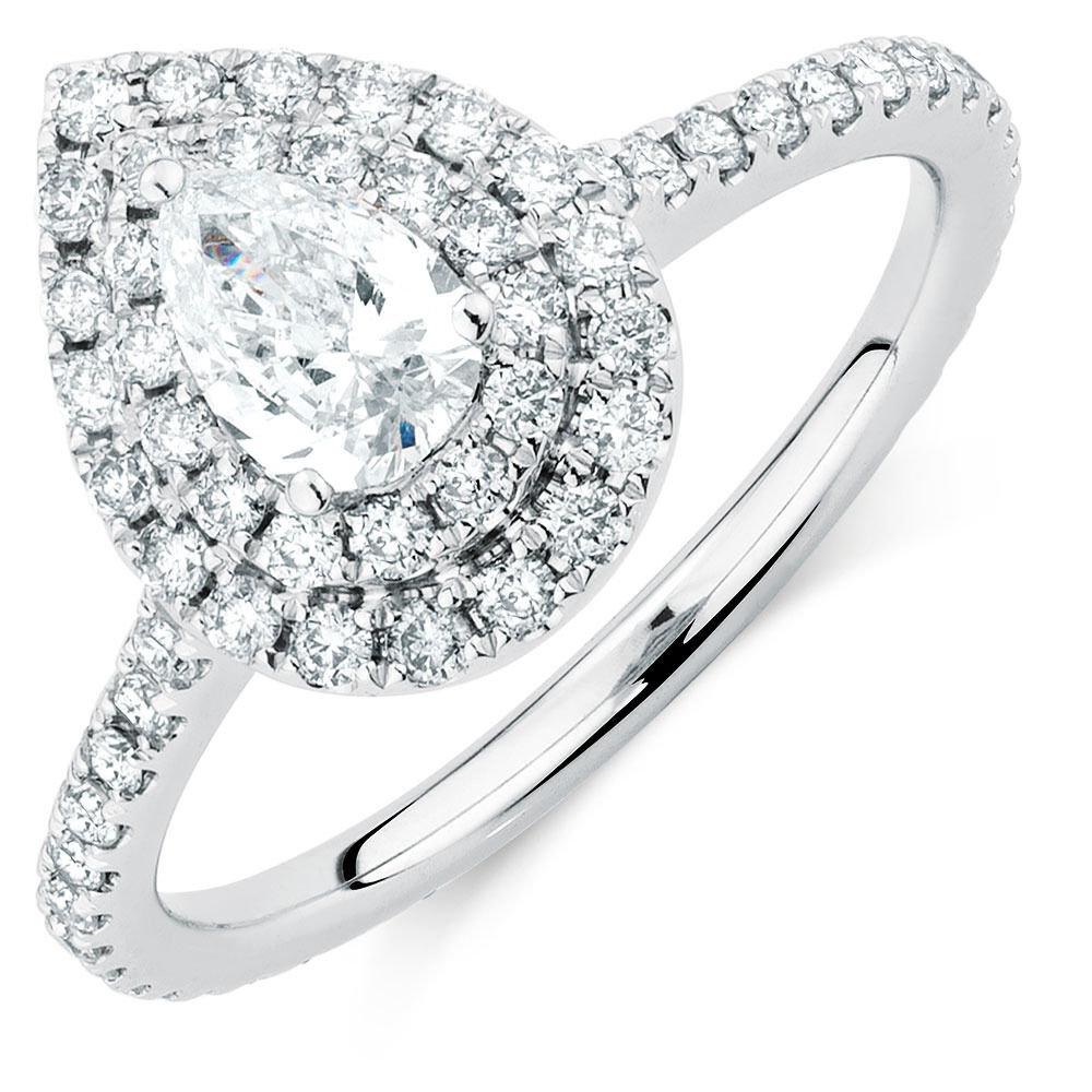 Certified Solitaire Engagement Ring with A 2 Carat TW Diamond in 18kt  Yellow/White Gold