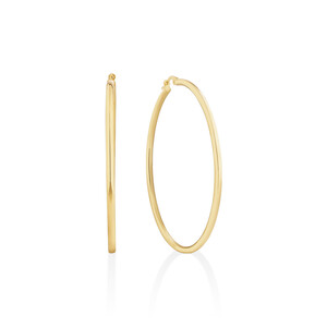 45mm Hoop Earrings in 10kt Yellow Gold