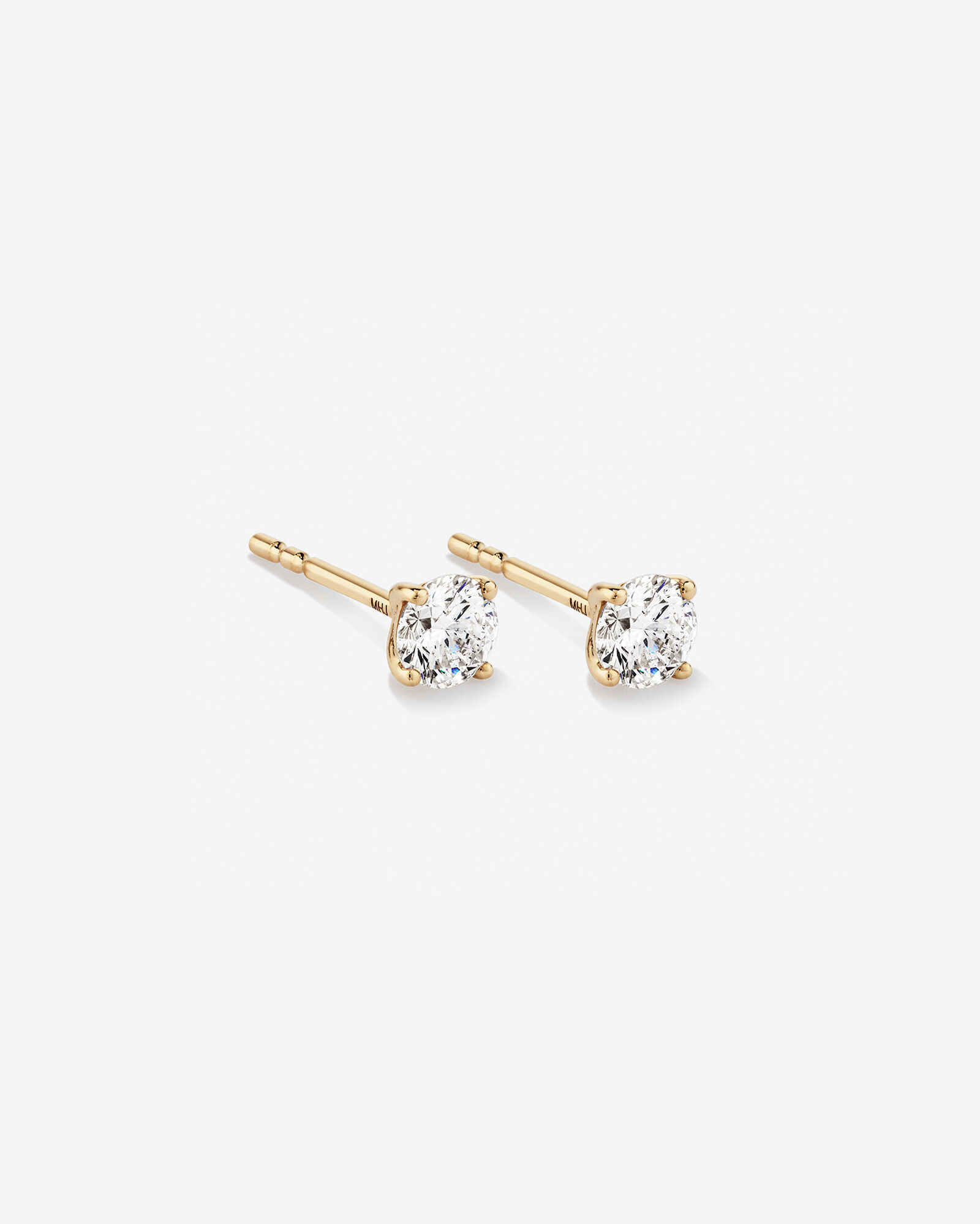 Gold and diamond studs new arrivals