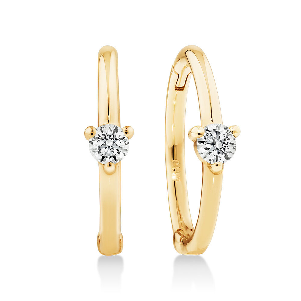 Shop De Beers Jewellers Enchanted Lotus Rose Gold, Diamond & Mother Of  Pearl Sleeper Earrings | Saks Fifth Avenue