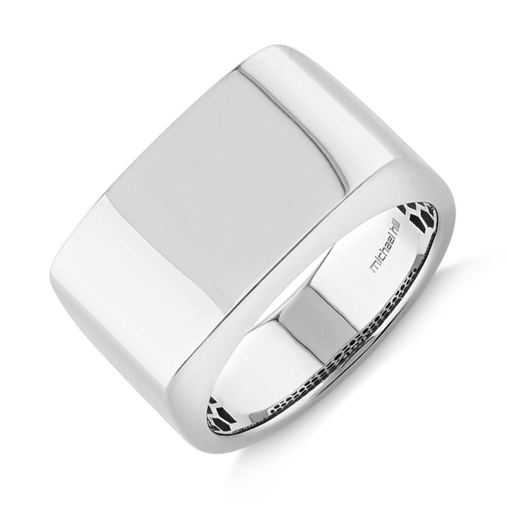 Men’s Signet Ring in Sterling Silver
