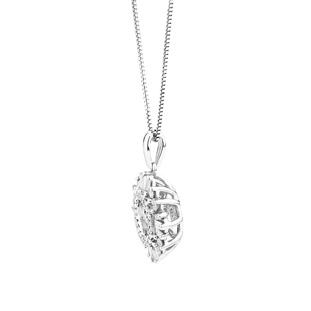 Everlight Pendant with 0.50 Carat TW Of Diamonds in 10kt White Gold