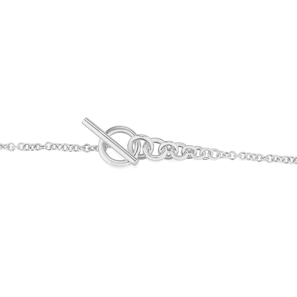 50cm (20”) Graduated Fob Chain in Sterling Silver
