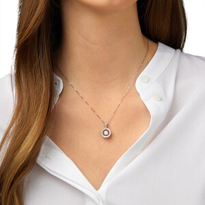 Everlight Pendant with 1 Carat TW of Diamonds in 14kt White Gold