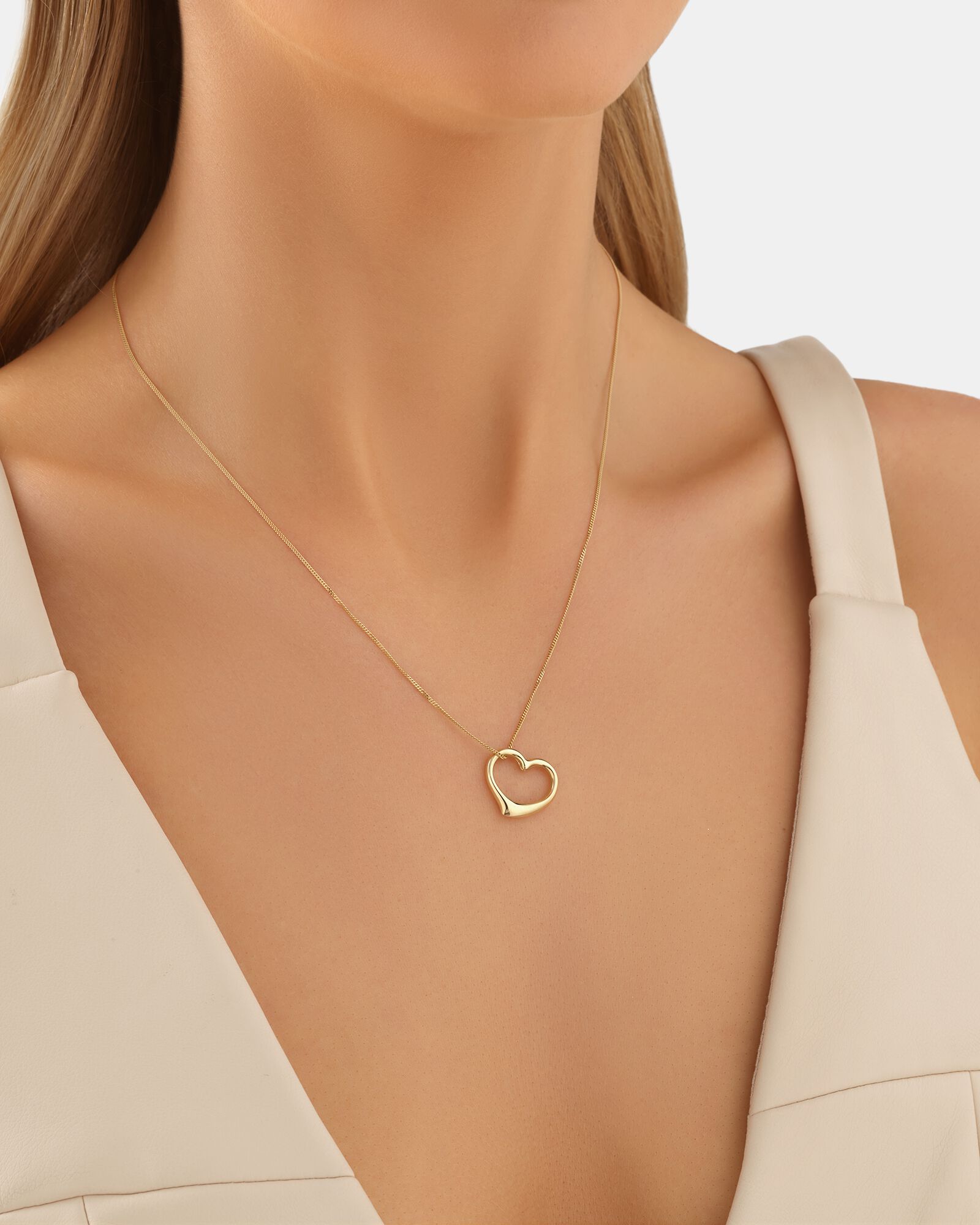 Heart Pendant in 10kt Yellow Gold