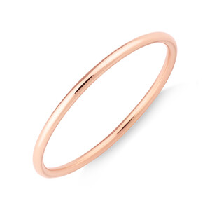 Plain Band Ring in 10kt Rose Gold