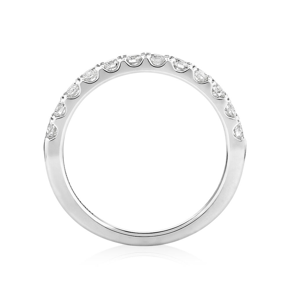 Prelude Wedding Band with 0.50 Carat TW of Diamonds in 14kt White Gold
