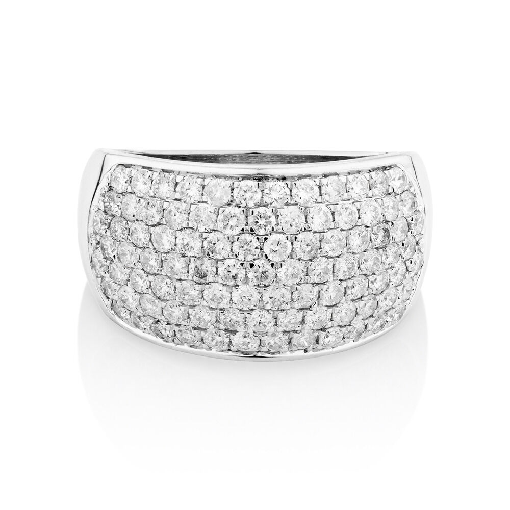 Ring with 1.5 Carat TW of Diamonds in 10kt White Gold