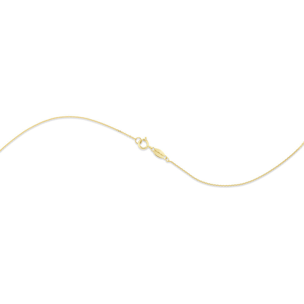 Infinity Necklace in 10kt Yellow Gold