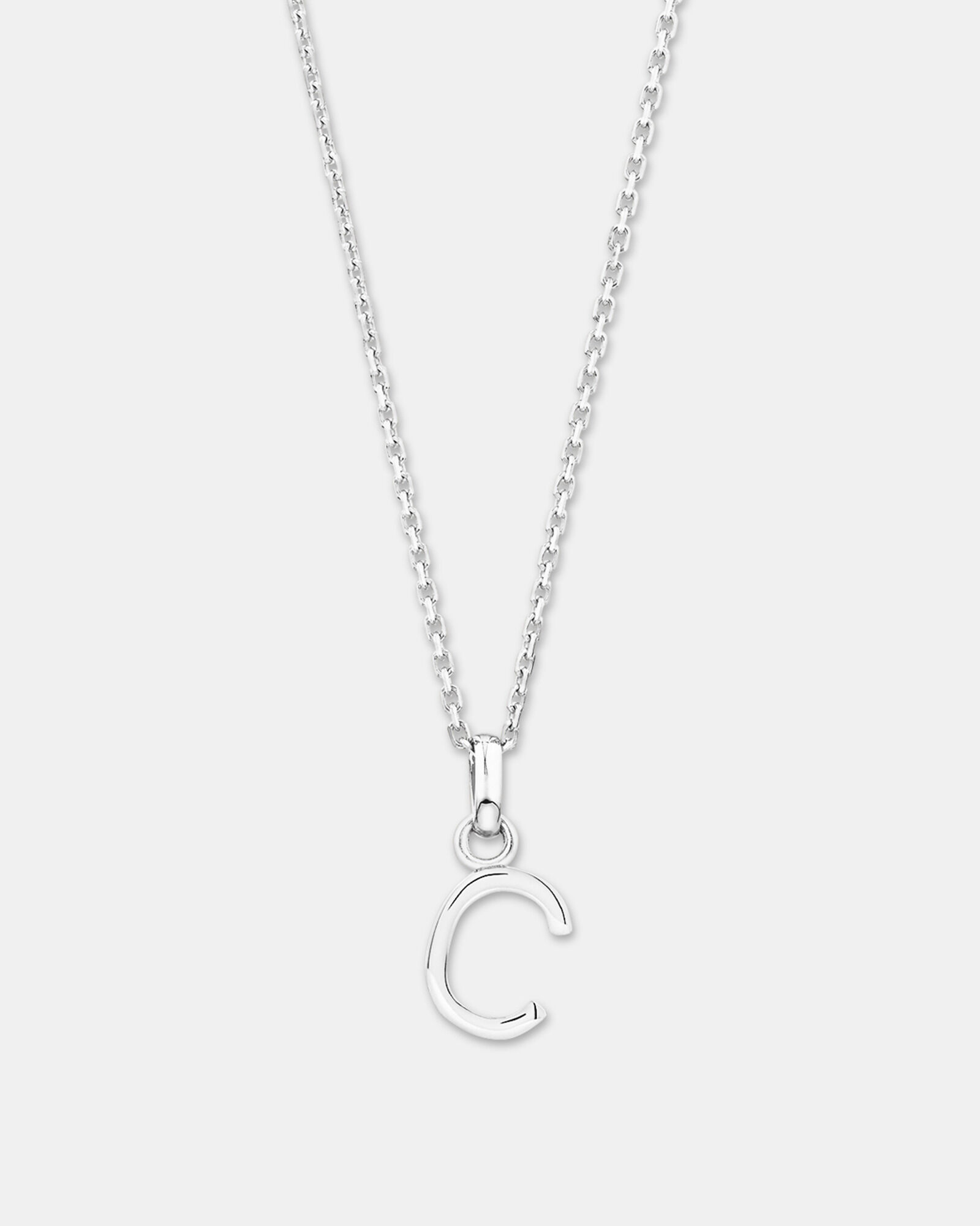 Silver c pendant clearance