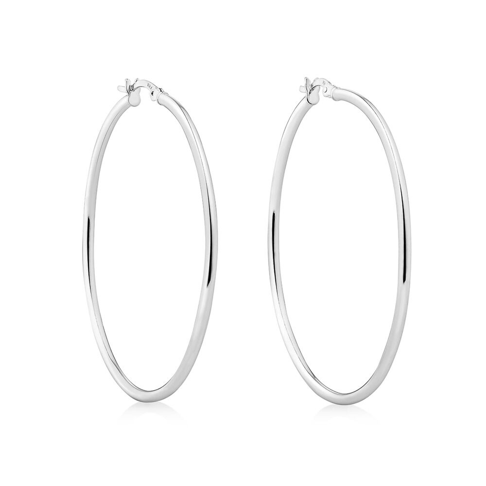 Hoop Earrings in Sterling Silver