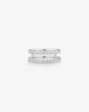 Enhancer Ring with 1/2 Carat TW of Diamonds in 14kt White Gold