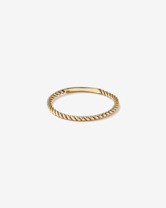 Twisted Band Ring in 10kt Yellow Gold