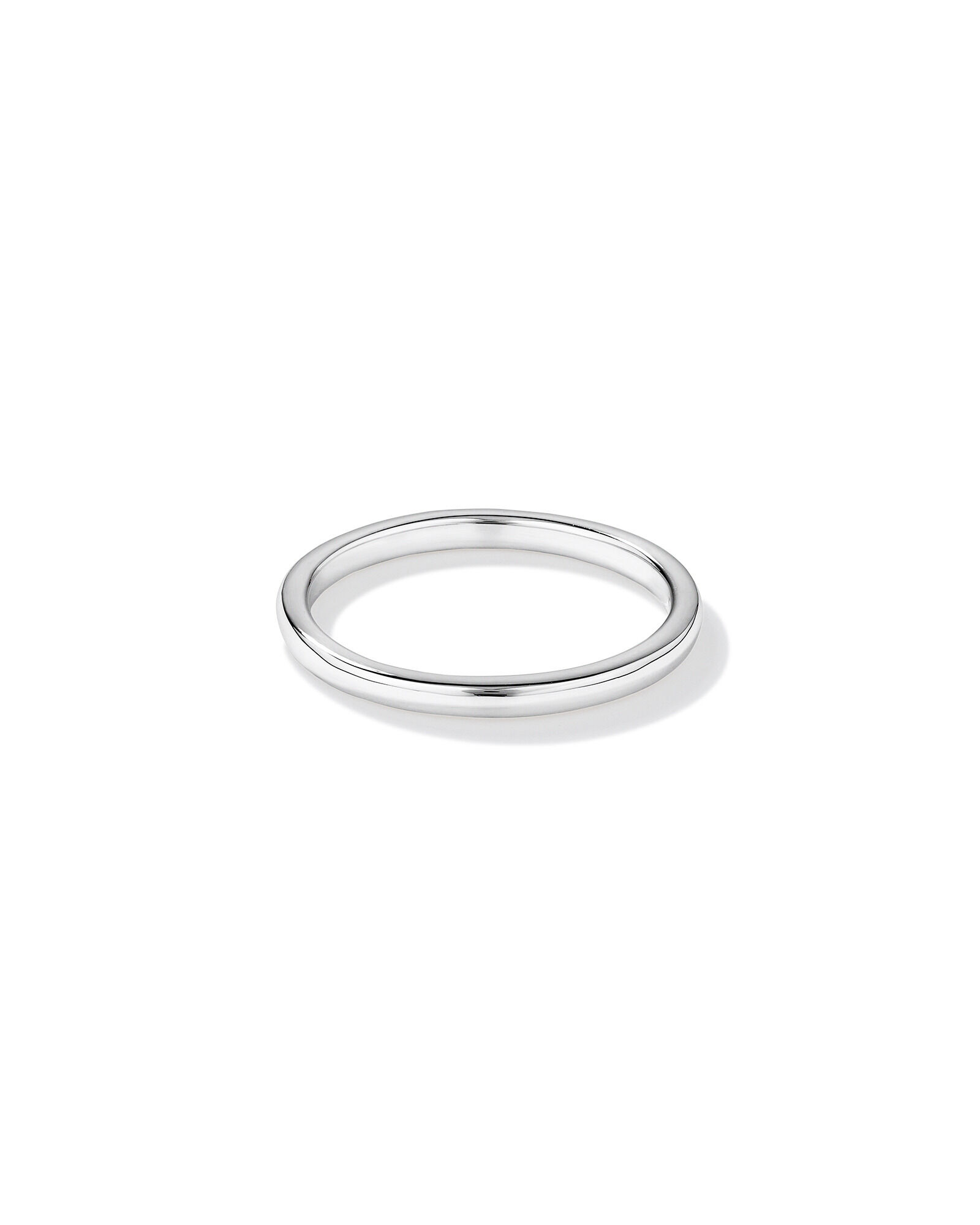 Plain silver stacking rings hotsell
