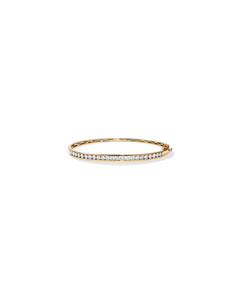 Bangle with 2 Carat TW Of Diamonds in 10kt Yellow Gold