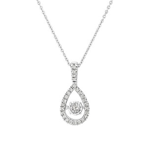 Everlight Pendant with 0.20 Carat TW of Diamonds in Sterling Silver