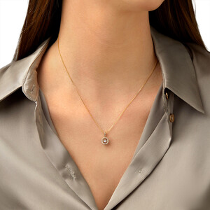 Everlight Pendant with 0.25 Carat TW of Diamonds in 10kt Yellow Gold