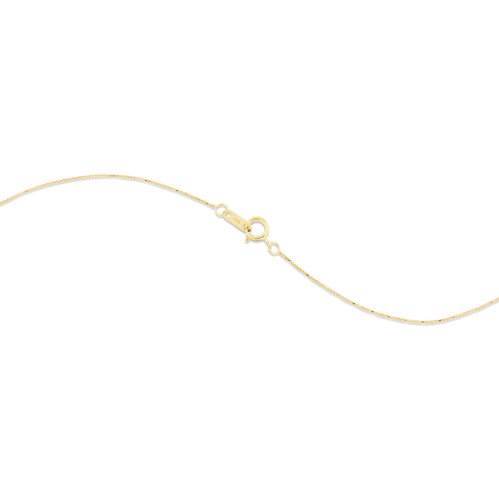 Pendant with a Diamond in 10kt Yellow Gold