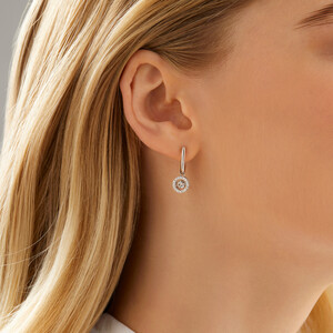 Everlight Earrings with 0.25 Carat TW of Diamonds in Sterling Silver