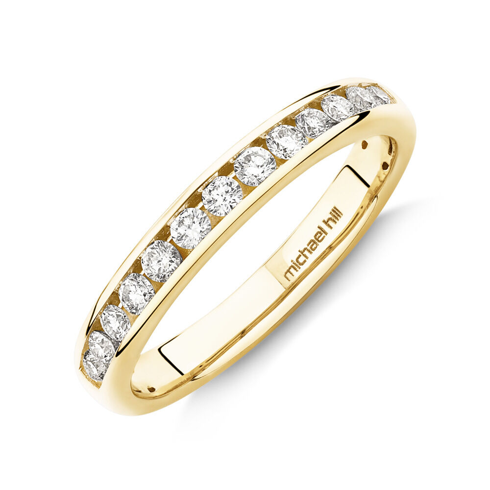 Bridal Set with 1.00 Carat TW of Diamonds in 14kt Yellow & White Gold