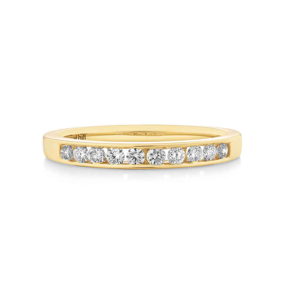 Evermore Wedding Band with 0.25 Carat TW of Diamonds in 18kt Yellow Gold