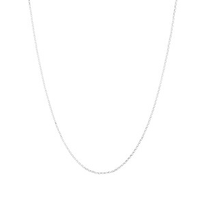 55cm (22") Belcher Chain in 10kt White Gold